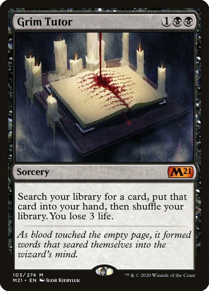 Grim Tutor,, 103, Near Mint, Normal
