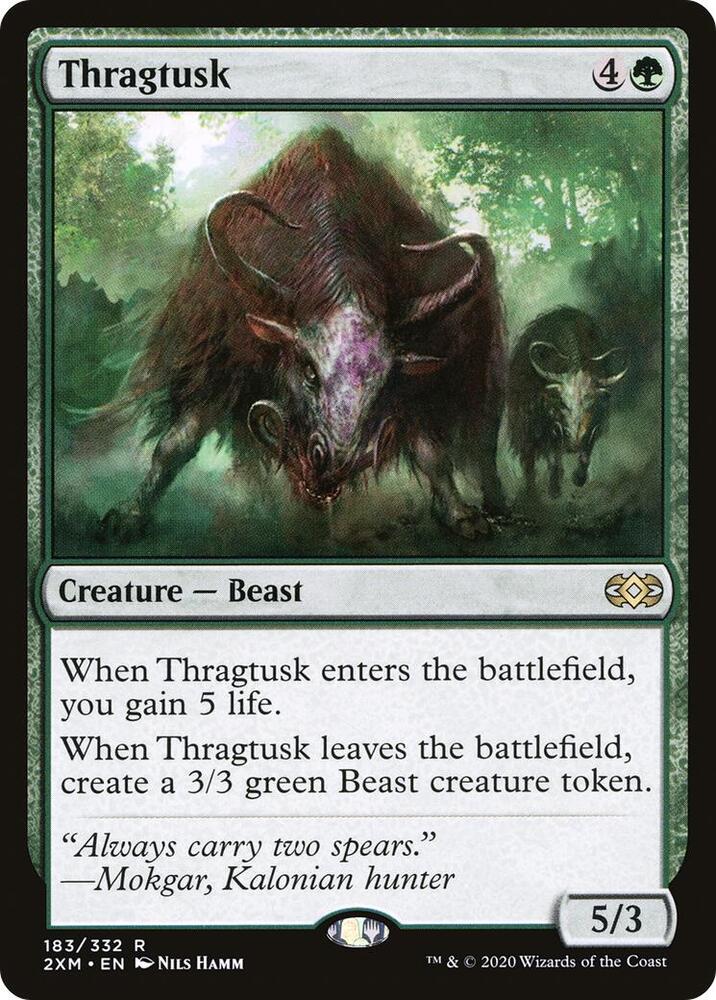 Thragtusk, 2XM, 183, NM, Foil