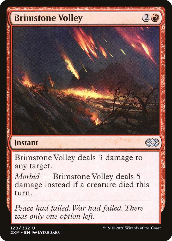 Brimstone Volley, 2XM, 120, NM