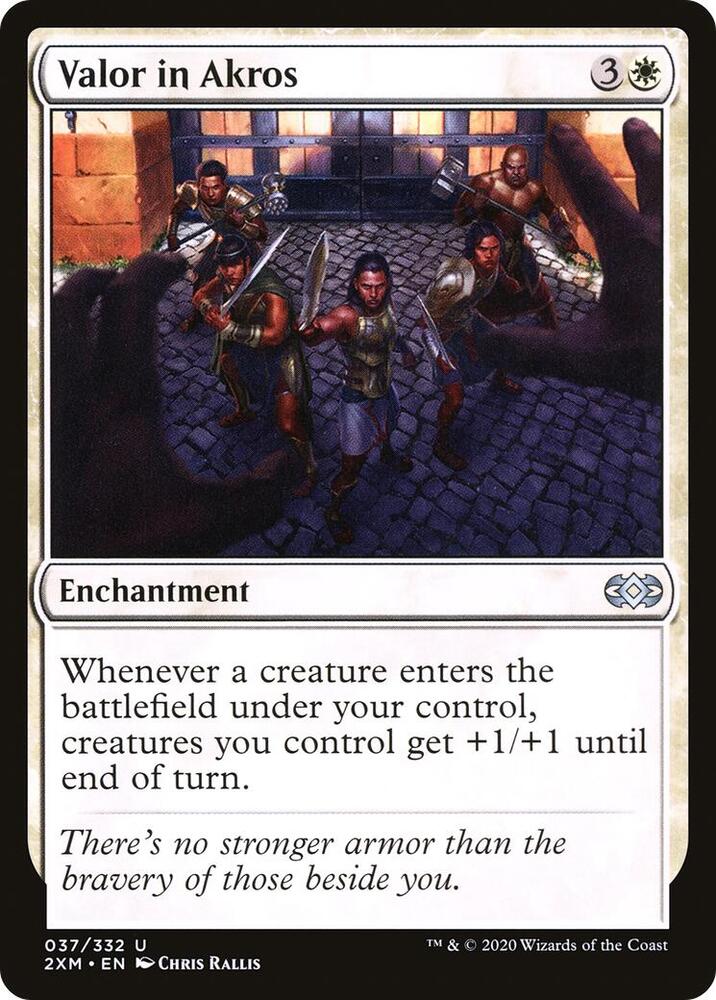 Valor in Akros, 2XM, 37, NM, Foil