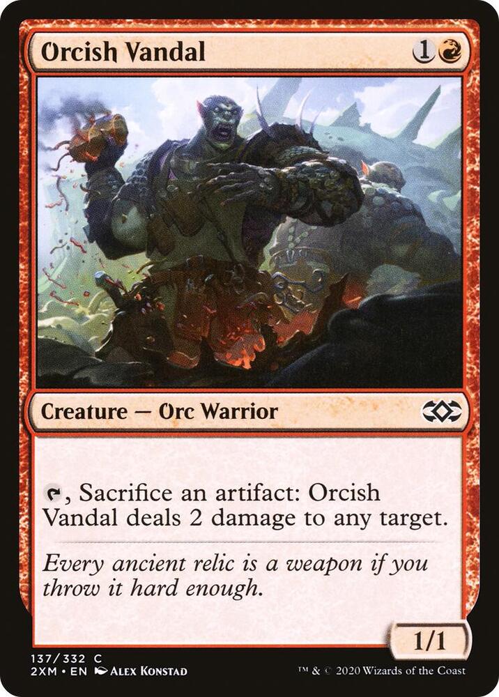 Orcish Vandal, 2XM, 137, NM