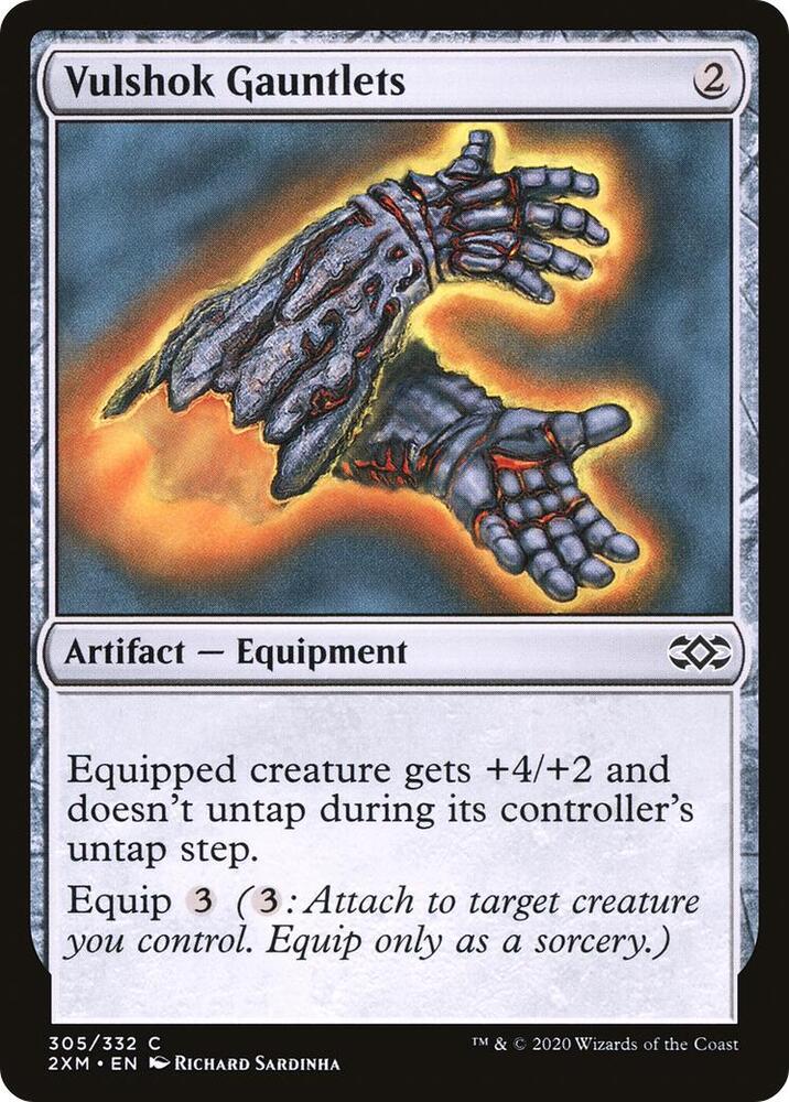 Vulshok Gauntlets, 2XM, 305, NM