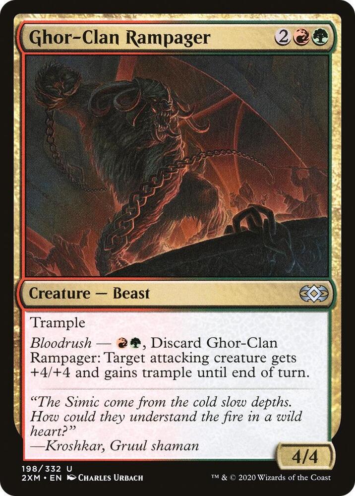 Ghor-Clan Rampager, 2XM, 198, NM