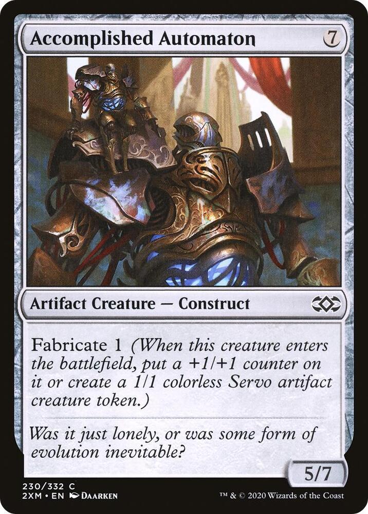 Accomplished Automaton, 2XM, 230, NM