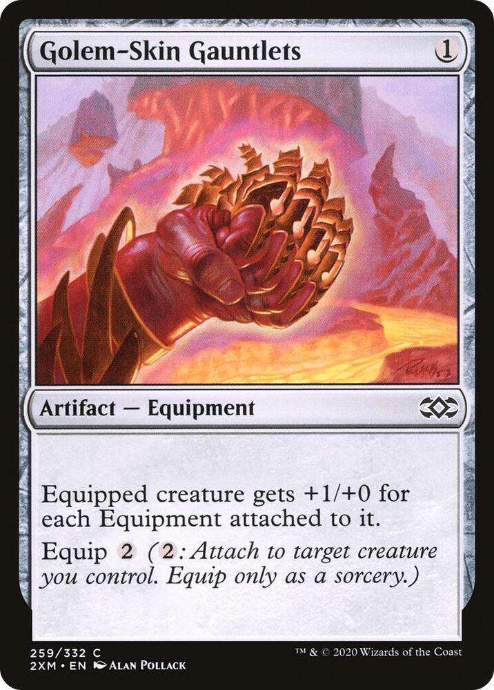 Golem-Skin Gauntlets, 2XM, 259, NM