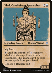 Vhal, Candlekeep Researcher (CLB) 387