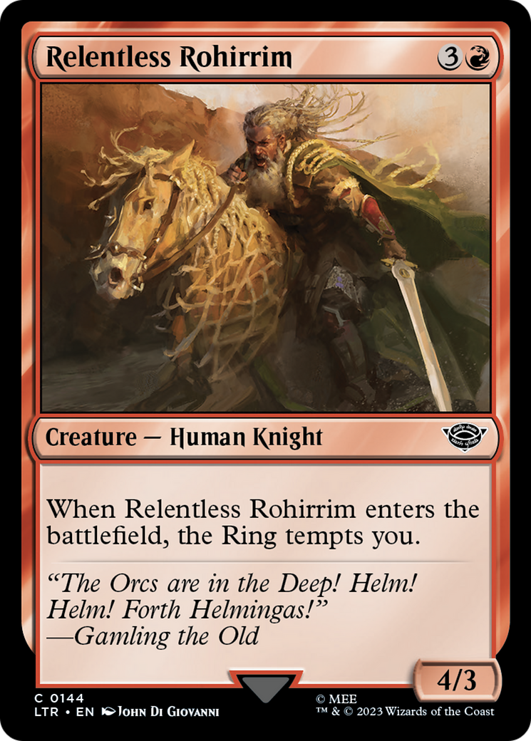 Relentless Rohirrim (LTR) 144