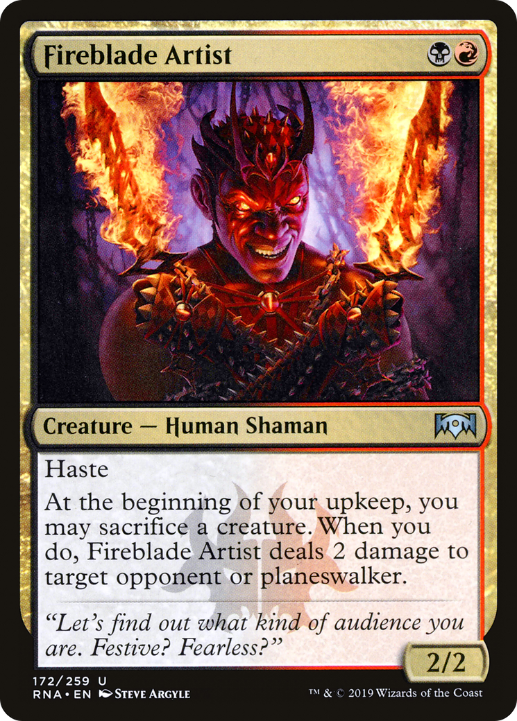 Fireblade Artist (RNA) 172 - WZRD TCG