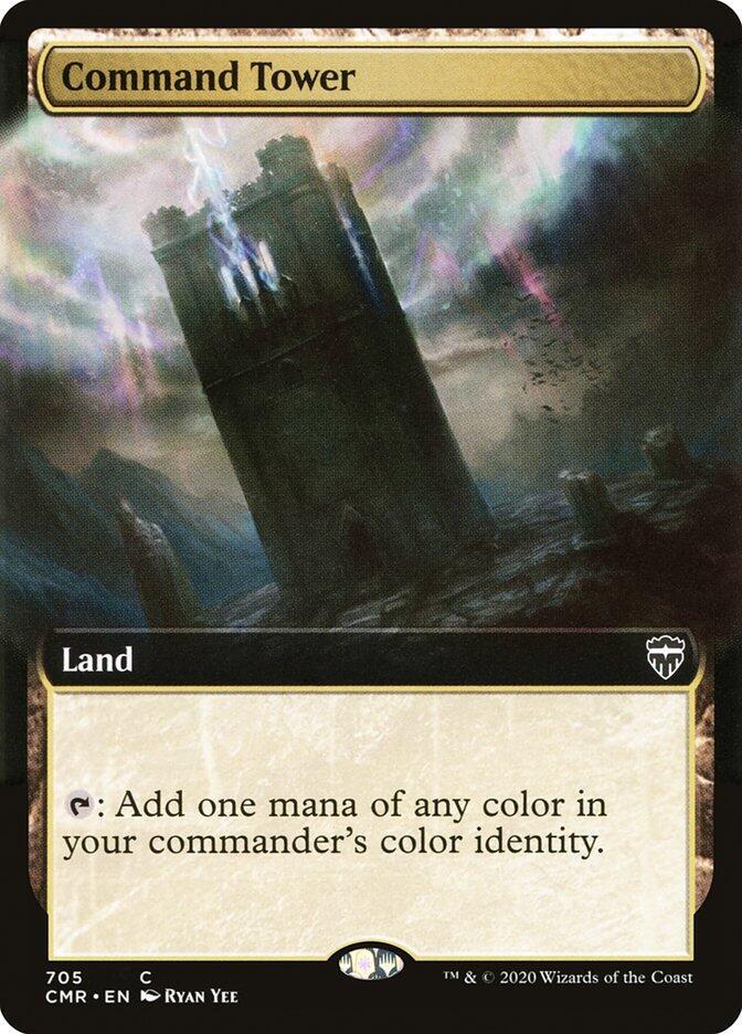 Command Tower (Extended Art),, 705, Near Mint, Foil