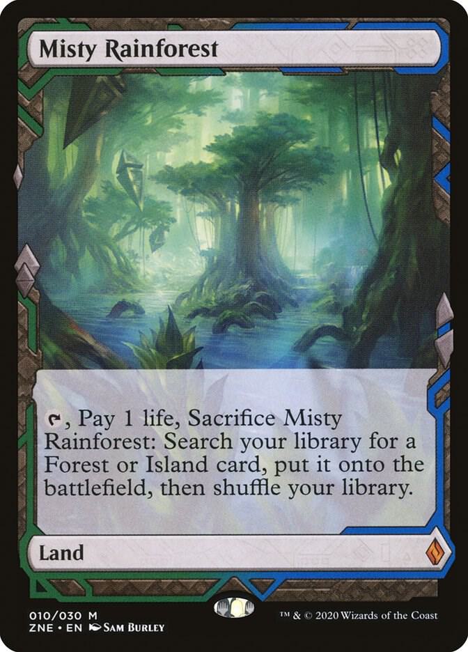 Misty Rainforest,, 10, Near Mint, Normal