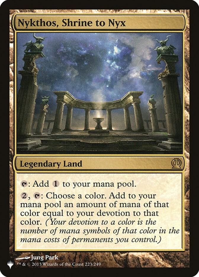 Nykthos, Shrine to Nyx,, 223/249, Near Mint, Normal