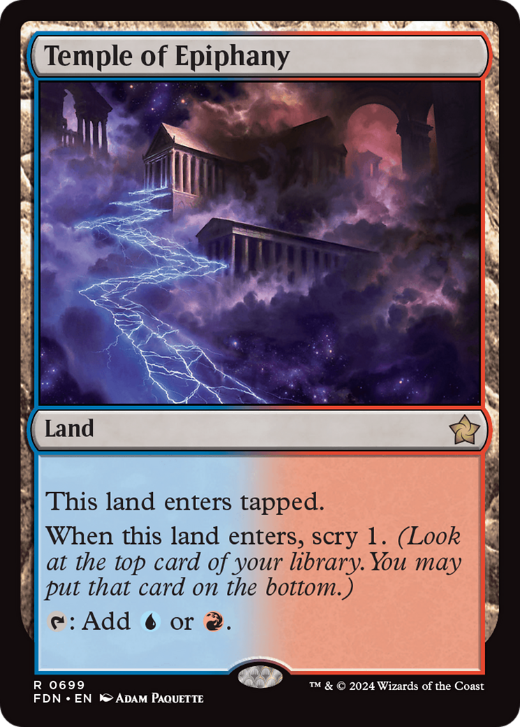 Temple of Epiphany (FDN) 699 - WZRD TCG