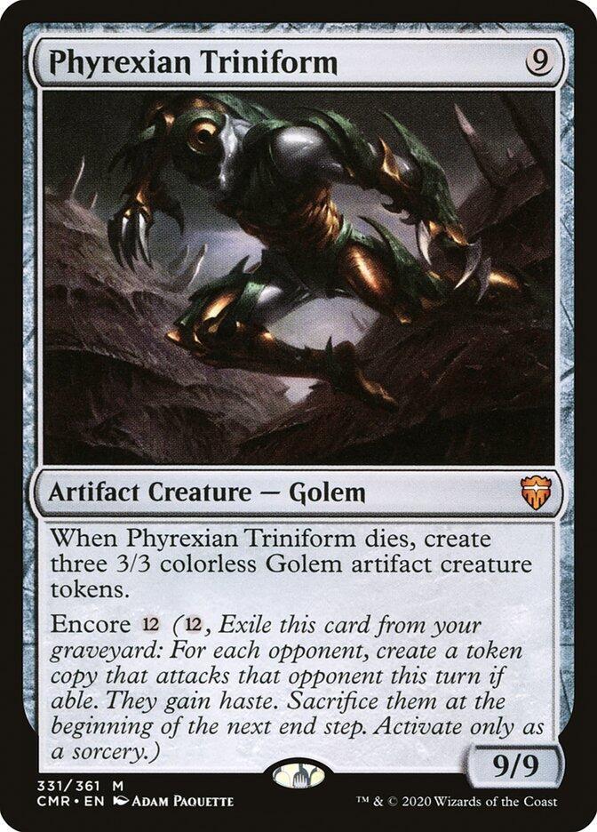 Phyrexian Triniform, CMR, 331, NM