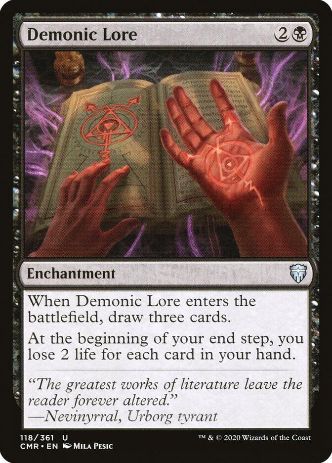 Demonic Lore, CMR, 118, NM