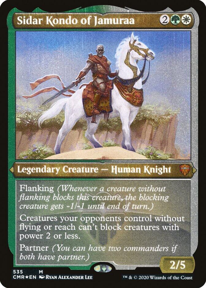 Sidar Kondo of Jamuraa (Foil Etched), CMR, 535, NM, Foil