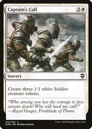 Captain's Call, CMR, 15, NM, Foil