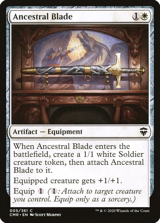 Ancestral Blade, CMR, 5, NM