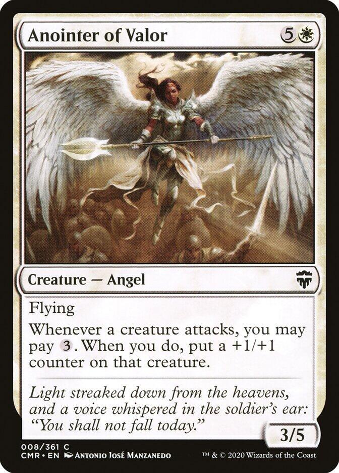 Anointer of Valor, CMR, 8, NM, Foil