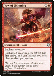 Vow of Lightning, CMR, 209, NM, Foil