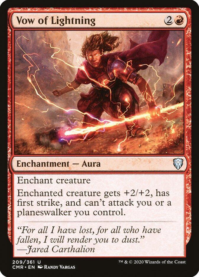 Vow of Lightning, CMR, 209, NM, Foil