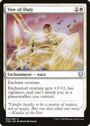 Vow of Duty, CMR, 54, NM, Foil