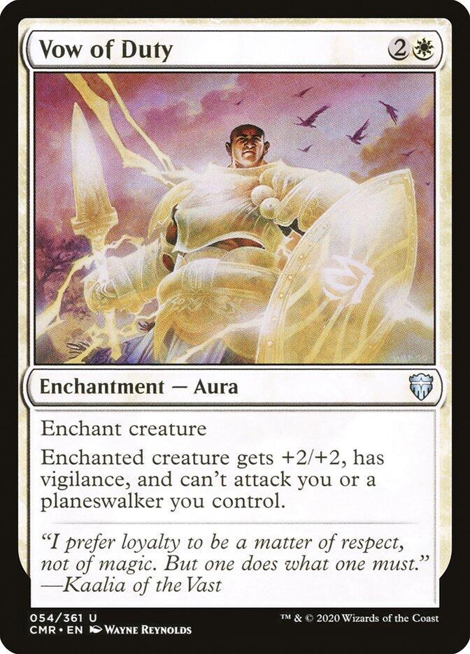 Vow of Duty, CMR, 54, NM, Foil