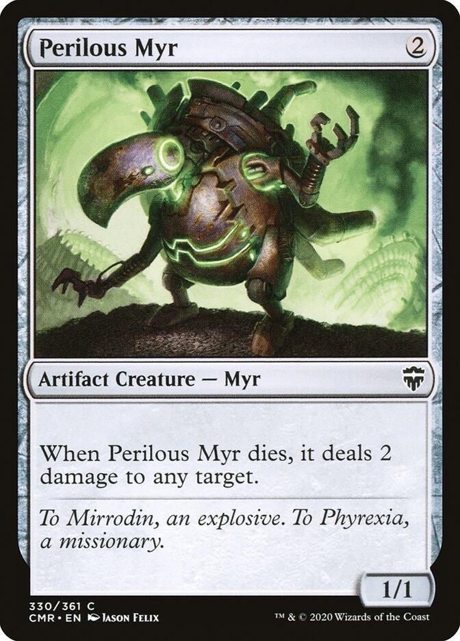 Perilous Myr, CMR, 330, NM, Foil