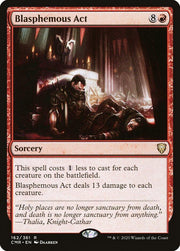 Blasphemous Act, CMR, 162, NM, Foil