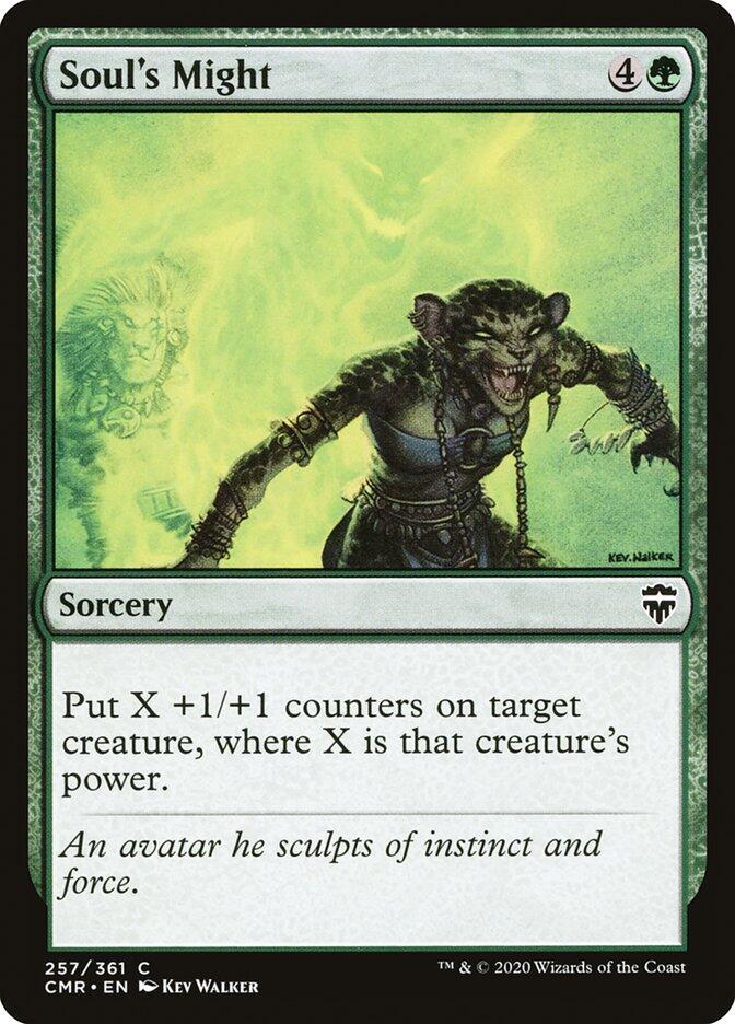 Soul's Might, CMR, 257, NM, Foil