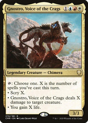Gnostro, Voice of the Crags, CMR, 276, NM, Foil
