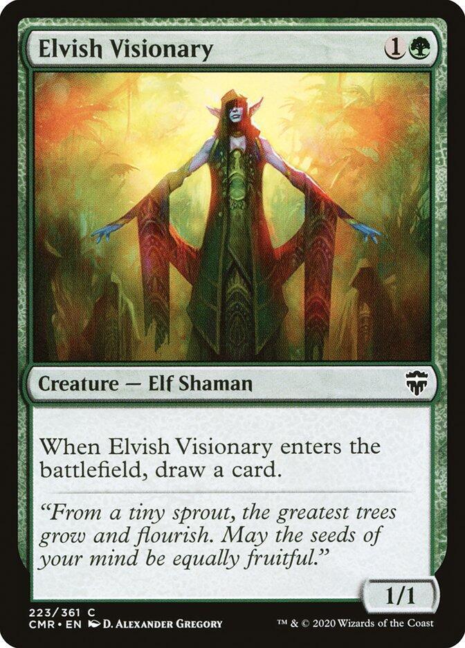 Elvish Visionary, CMR, 223, NM
