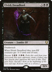 Elvish Dreadlord, CMR, 121, NM, Foil