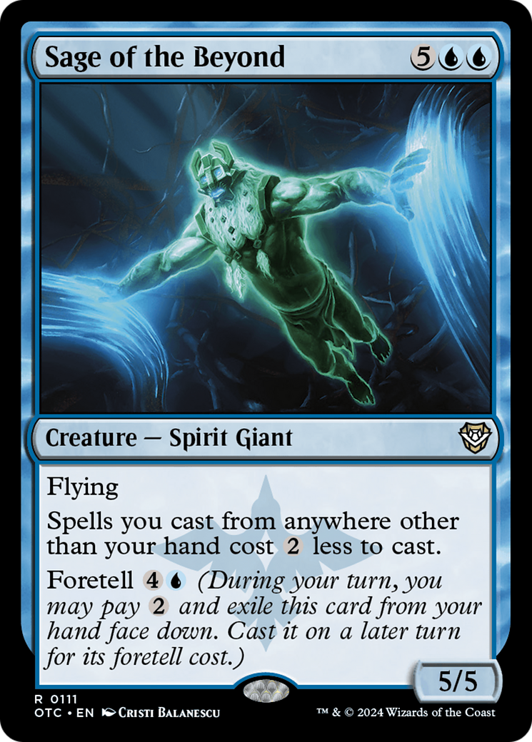 Sage of the Beyond (OTC) 111 - WZRD TCG