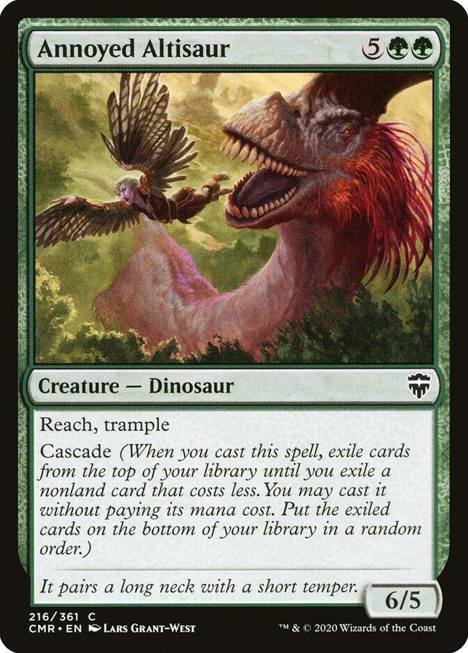 Annoyed Altisaur, CMR, 216, NM, Foil