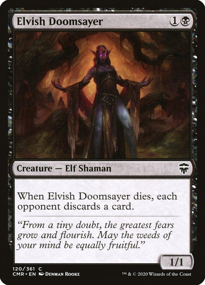 Elvish Doomsayer, CMR, 120, NM