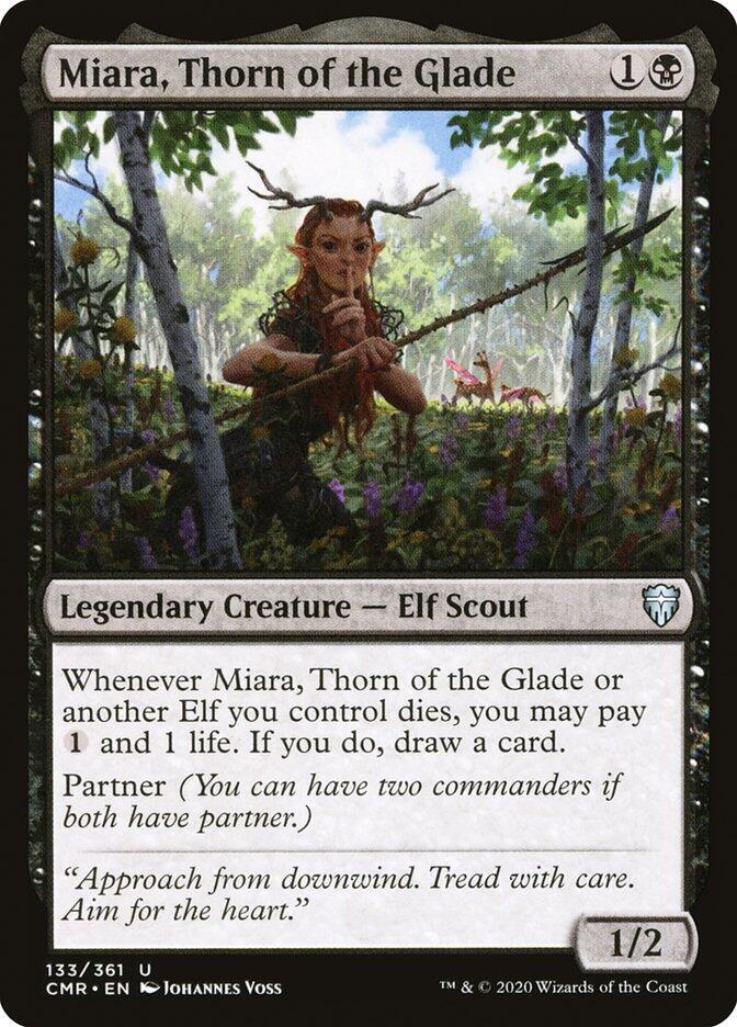 Miara, Thorn of the Glade, CMR, 133, NM, Foil