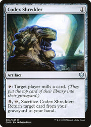 Codex Shredder, CMR, 304, NM, Foil