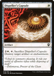 Dispeller's Capsule, CMR, 18, NM, Foil