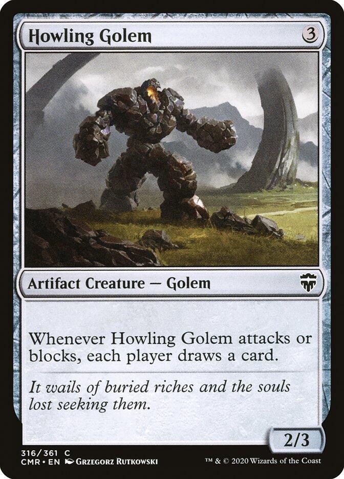 Howling Golem, CMR, 316, NM, Foil