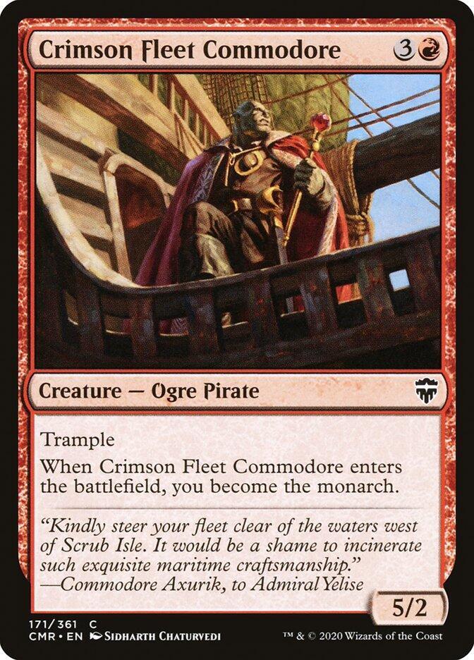Crimson Fleet Commodore, CMR, 171, NM, Foil