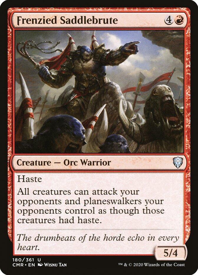 Frenzied Saddlebrute, CMR, 180, NM, Foil
