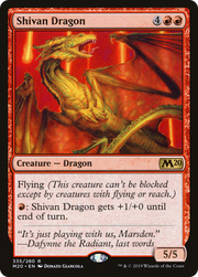 Shivan Dragon (M20) 335 - WZRD TCG