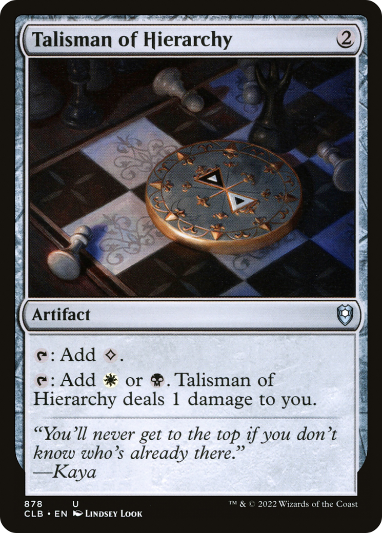 Talisman of Hierarchy (CLB) 878