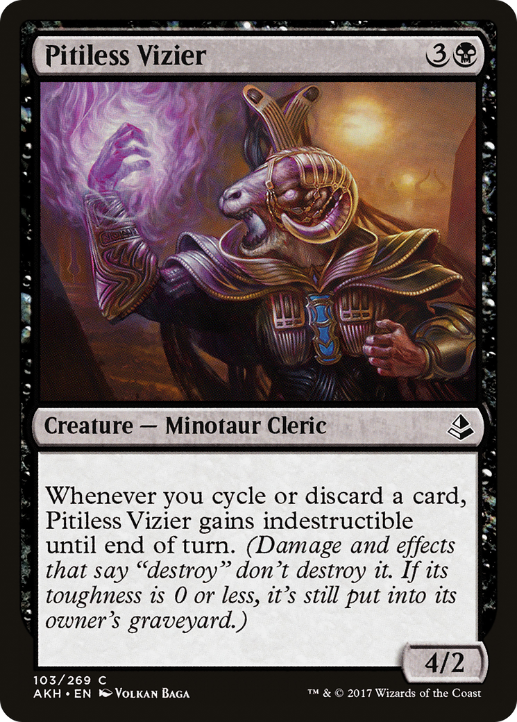 Pitiless Vizier (AKH) 103 - WZRD TCG