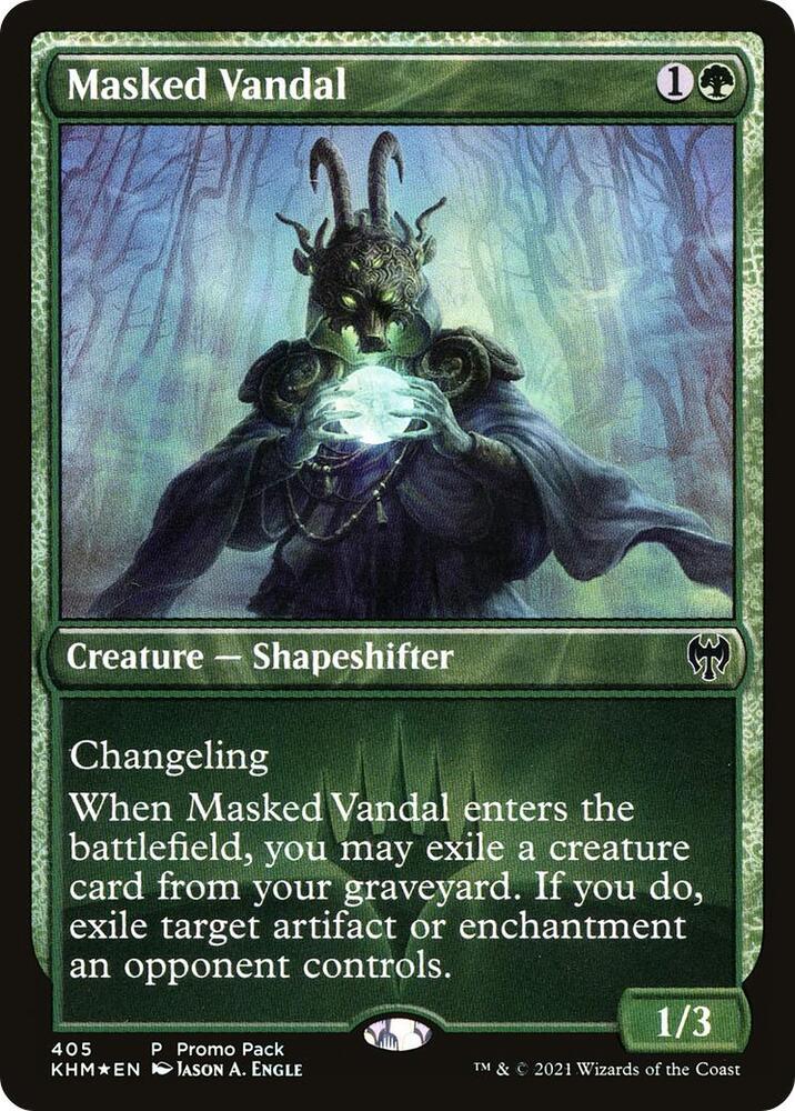 Masked Vandal,, 405, Near Mint, Foil