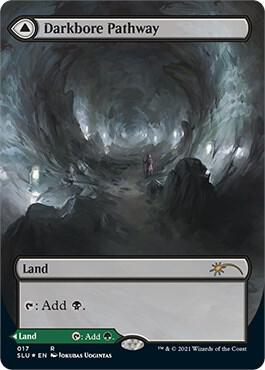 Darkbore Pathway (Borderless),, 17, Near Mint, Foil