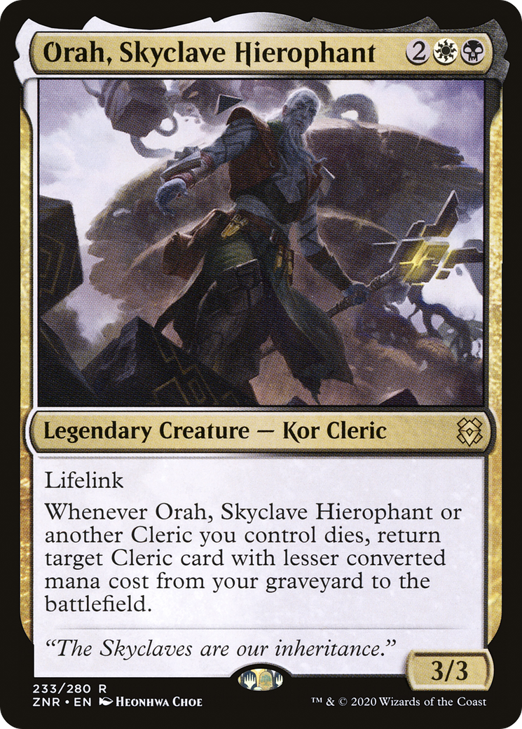 Orah, Skyclave Hierophant (ZNR) 233