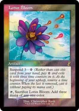 Lotus Bloom,, 411, Near Mint, Foil