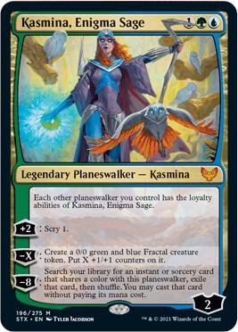 Kasmina, Enigma Sage,, 196, Near Mint, Foil