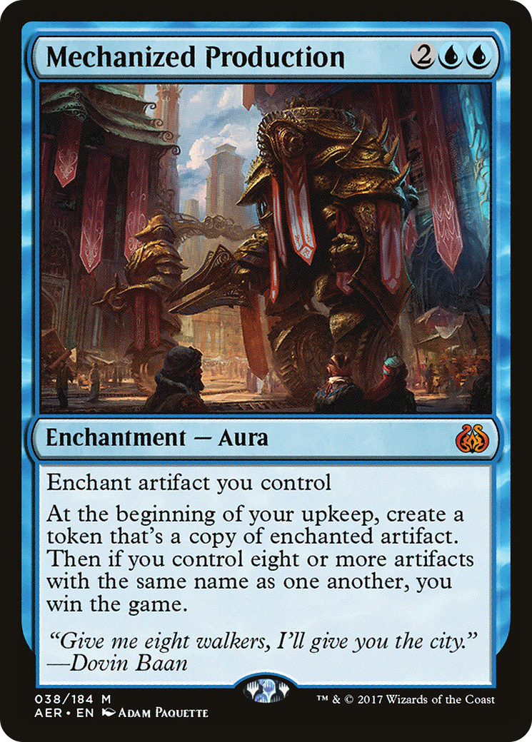 Mechanized Production (AER) 38